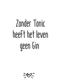 A6 kaart zonder tonic