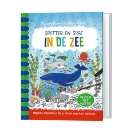 Magisch waterkleurboek in de zee