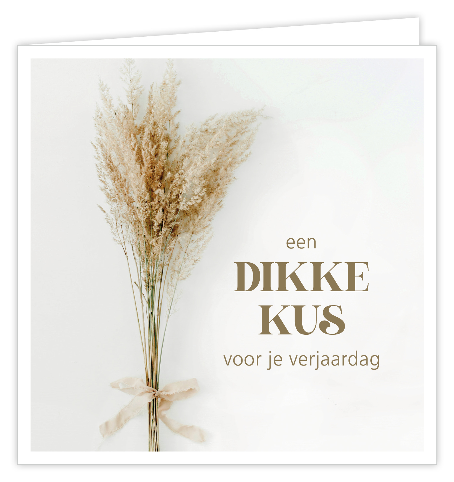 Een dikke kus voor je verjaardag