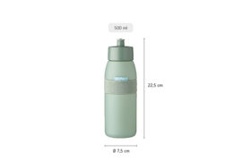 sports bottle ellipse 500 ml - nordic sage