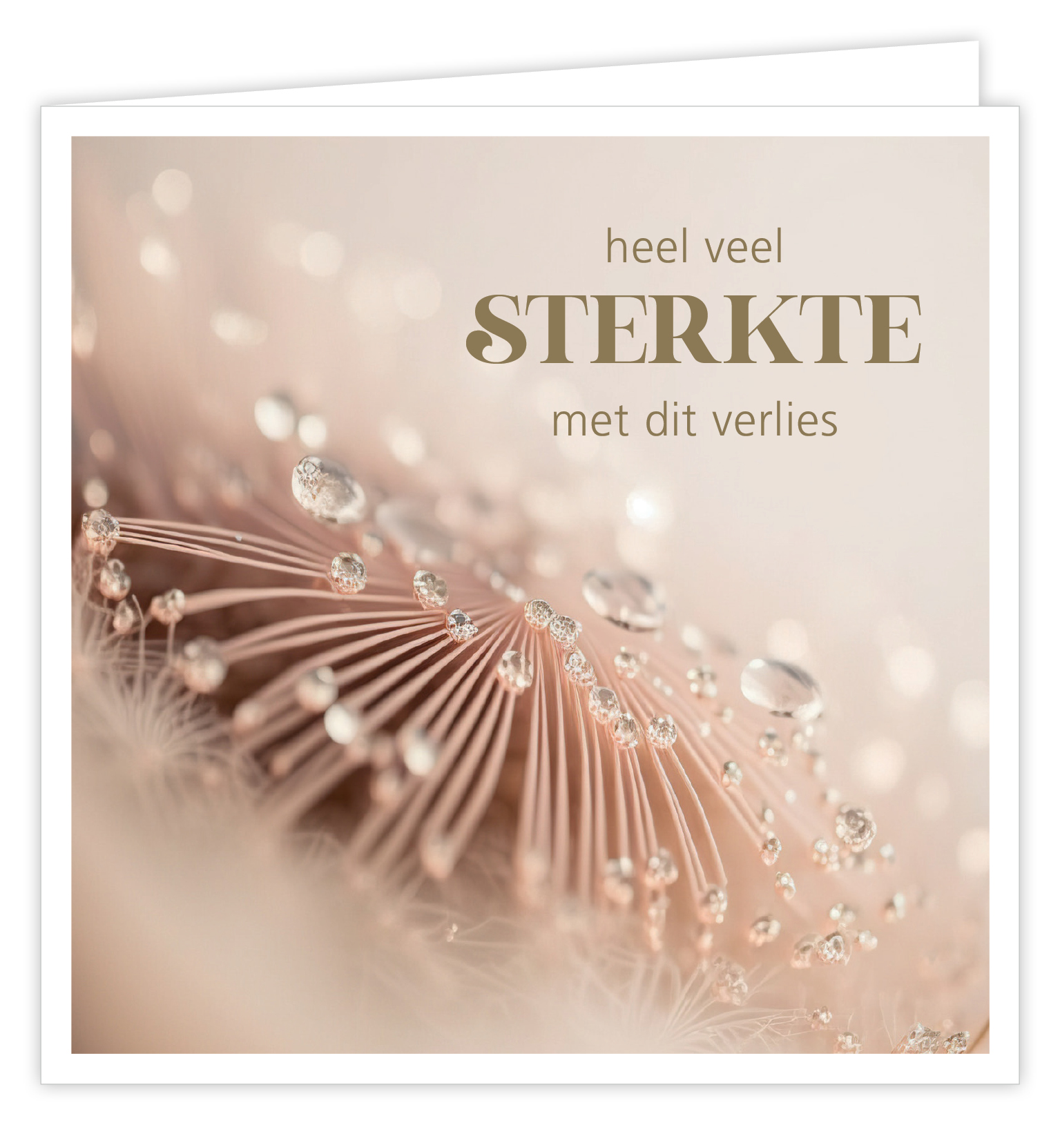 Heel veel sterkte met dit verlies