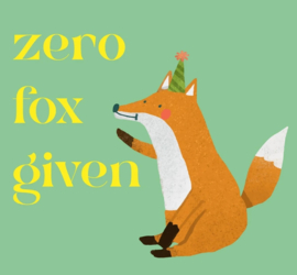 Tegeltje zero fox