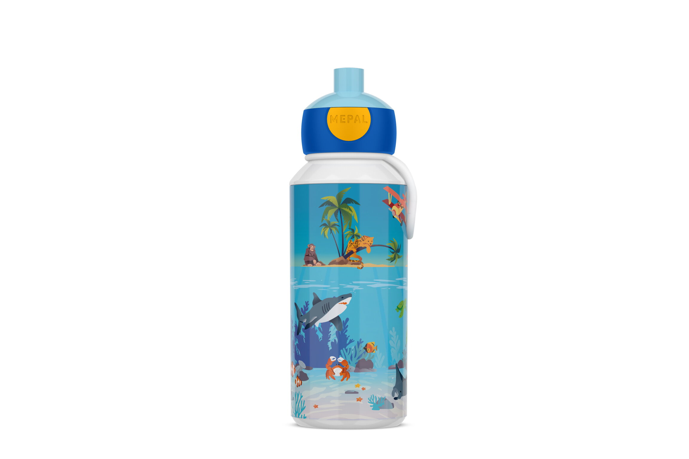 drinking bottle pop-up campus 400 ml - tropical ocean