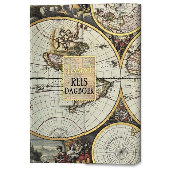 Travelreisdagboek wereldbol