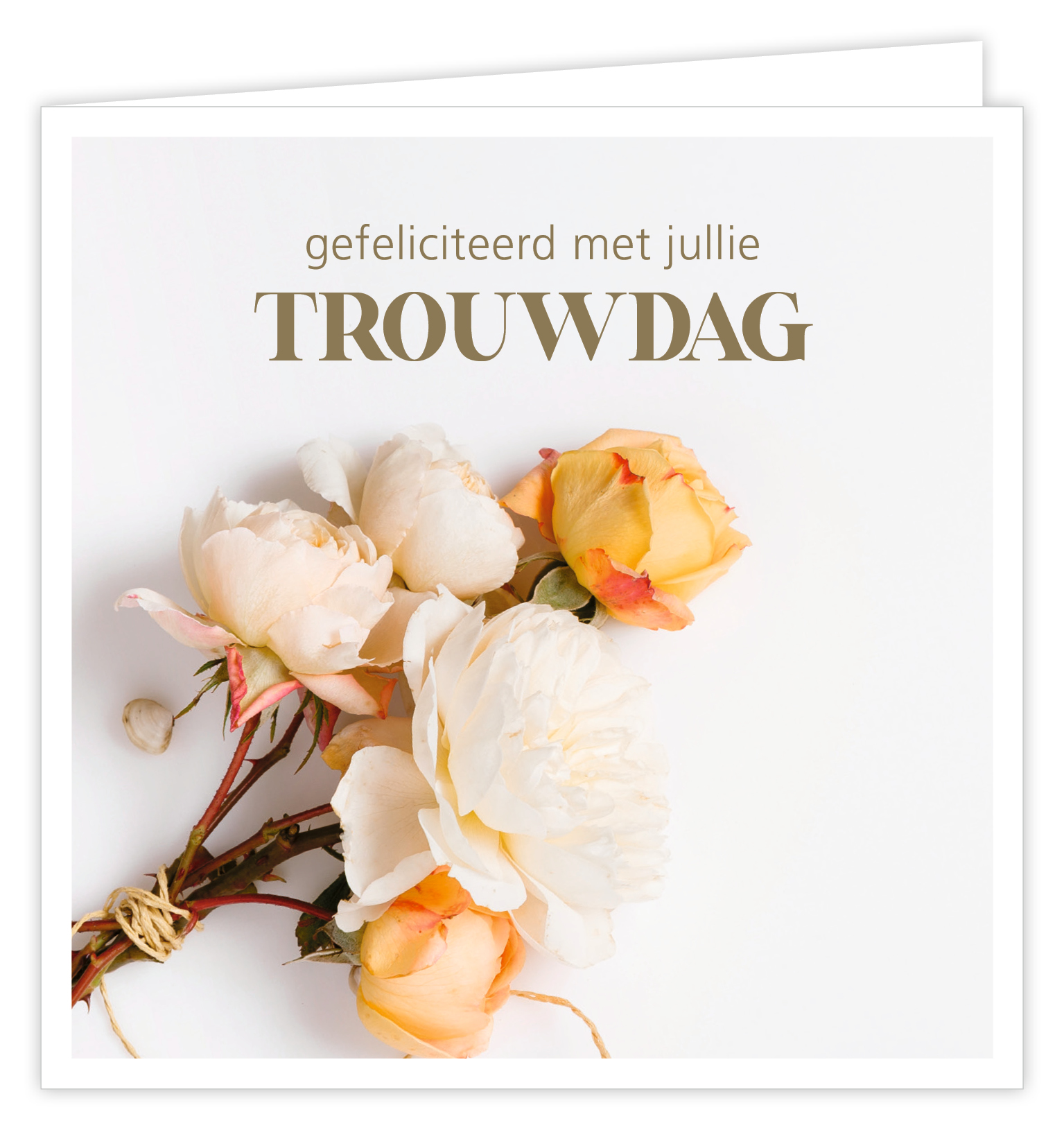 Gefeliciteerd met jullie trouwdag