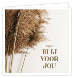 Super blij voor jou