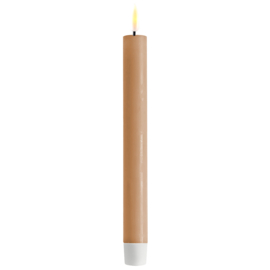 Real Flame Dinner Candle 2 pcs (24 cm) Caramel