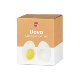 Salt & pepper set,Uovo L,white,porcelain
