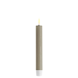 Real Flame Dinner Candle 2 pcs (15 cm) sand