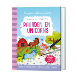 Magisch waterkleurboek paarden en unicorns