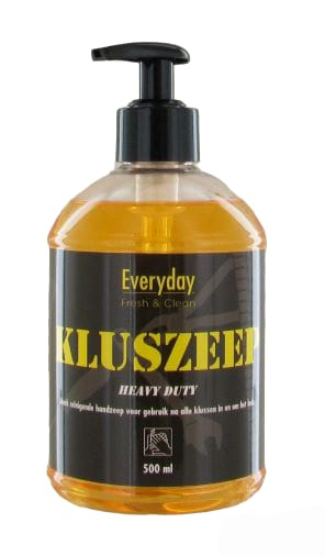 Kluszeep 500ml, Heavy Duty Handzeep geel, zwarte pomp