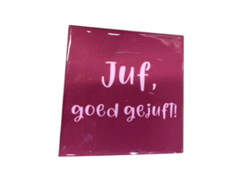 Tegeltje juf