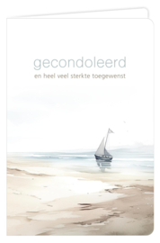 Gecondoleerd en heel veel sterkte toegewenst