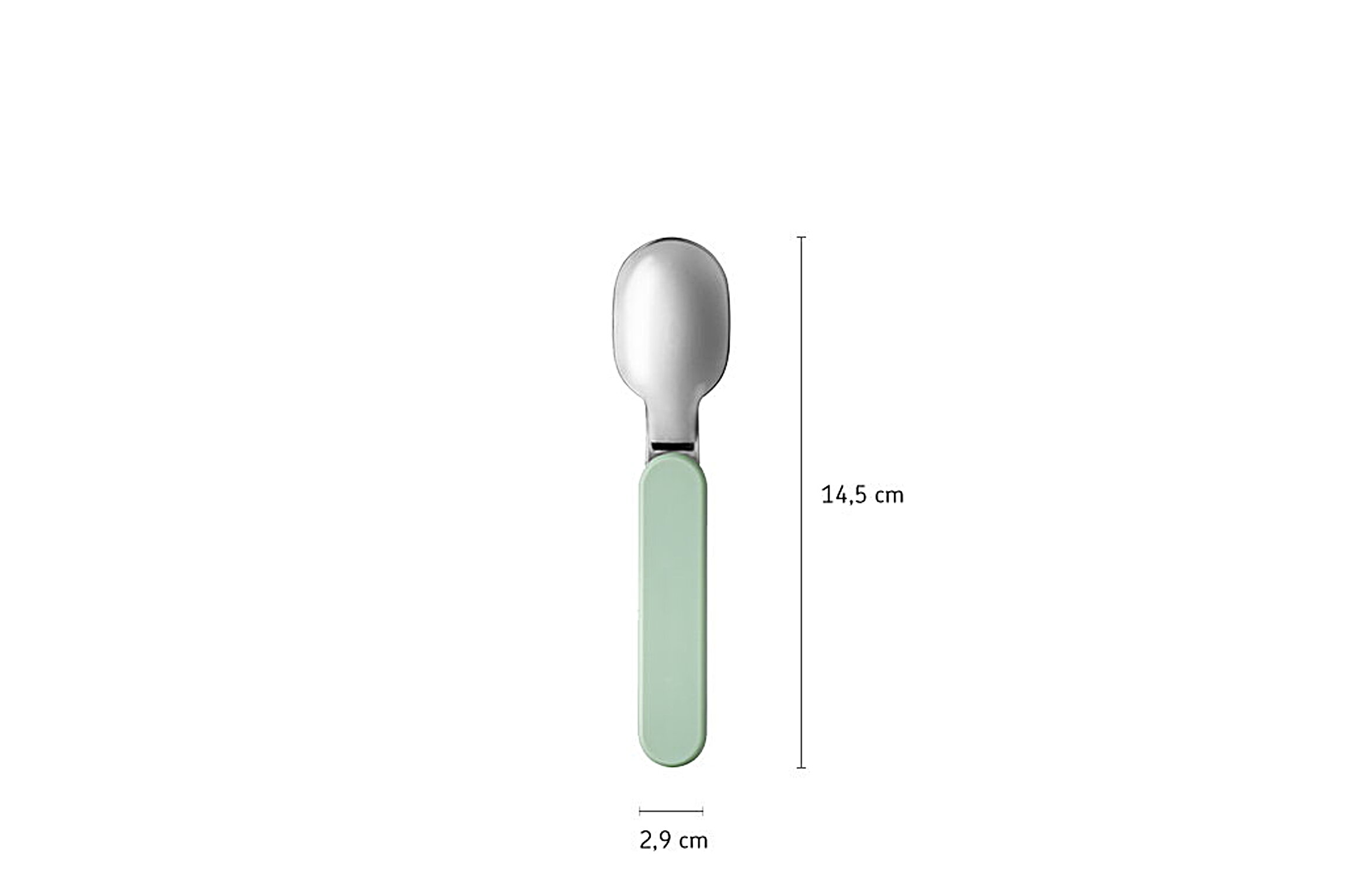 folding spoon ellipse - nordic black