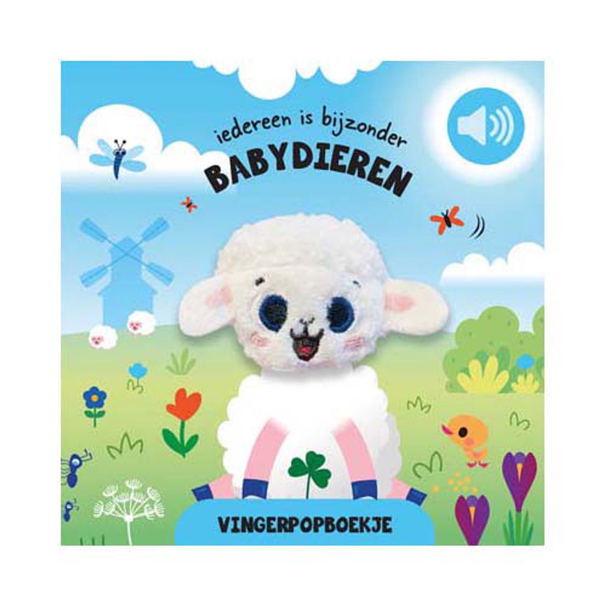 Vingerpopboekje babydieren