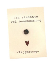Cadeau kaartje tijgeroog