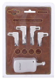 Luville adapter 4,5 volt  4 aansluitingen