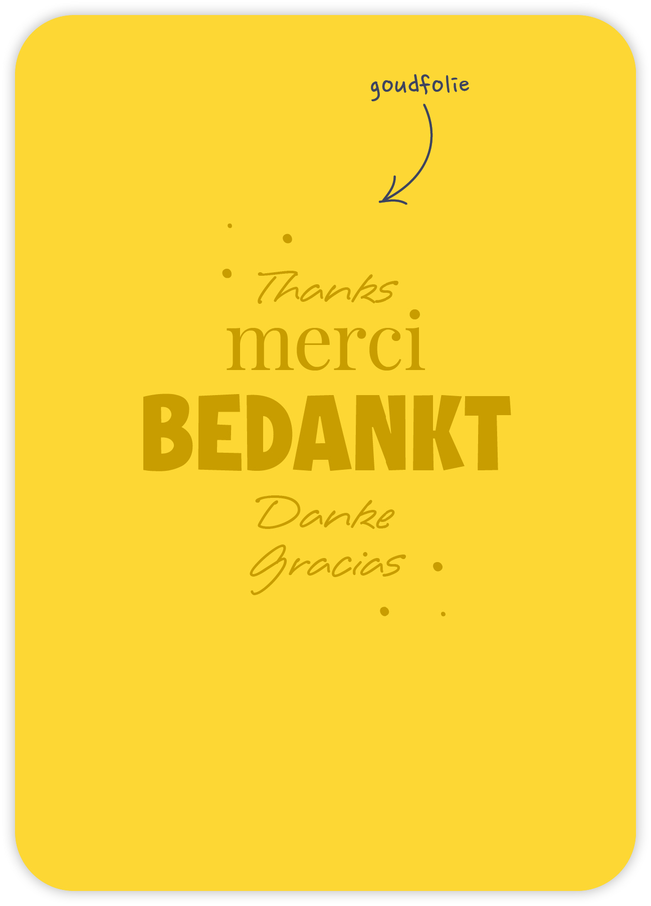 Thanks merci bedankt danke gracias