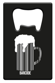 Metal beer opener - Barcode