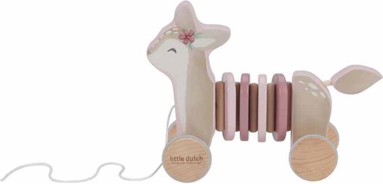 LD7357 Trekdier Hout Hert Fairy
