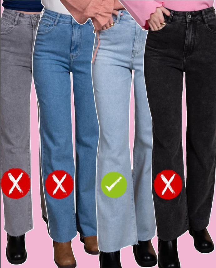 Wide leg jeans Anna lichtblauw - 32