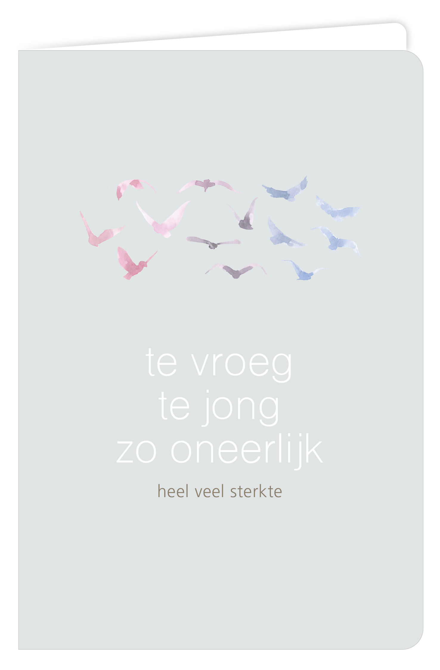 Te vroeg te jong zo oneerlijk heel veel sterkte