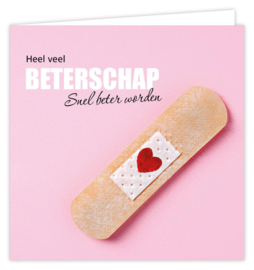 Heel veel BETERSCHAP snel beter worden