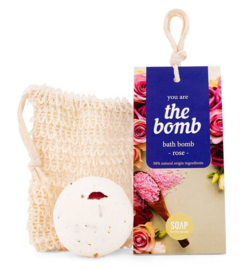 SOAP for the world Youre the bomb! - Bruisbal met washand - Rose