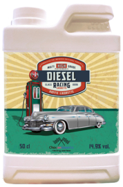 Jerrycan diesel grijze oldtimer