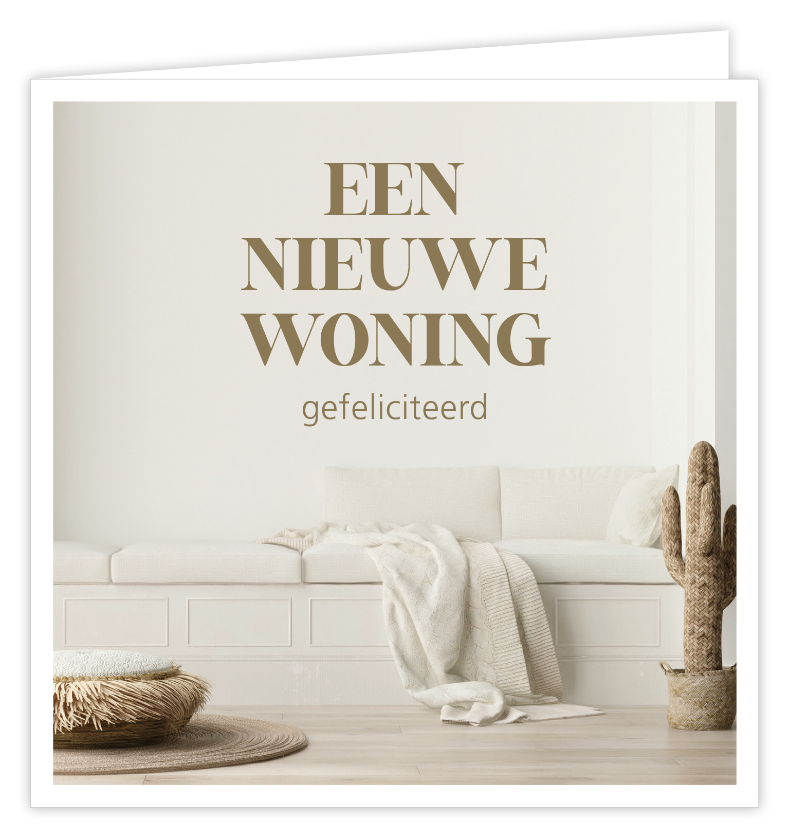Een nieuwe woning gefeliciteerd