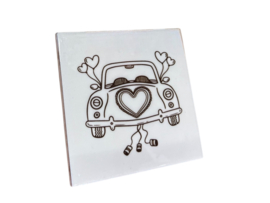 Tegeltje trouwauto