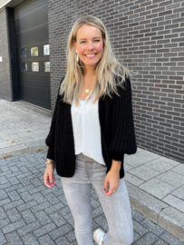 Ivette Vest Zwart One Size