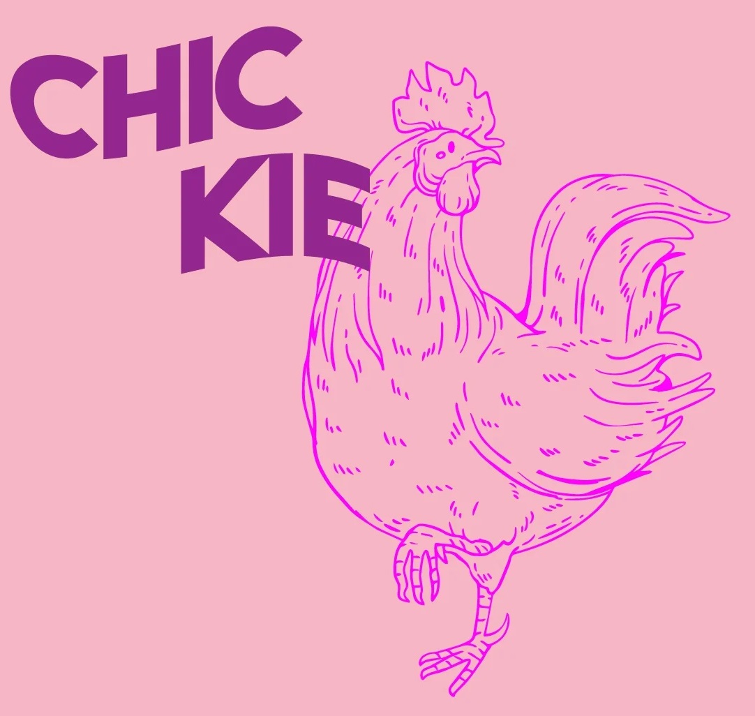 Tegeltje chickie