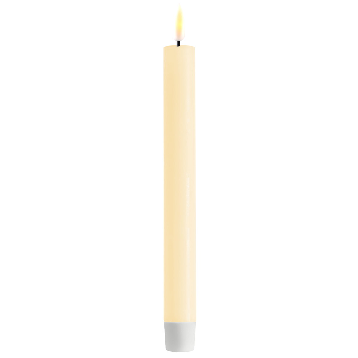 Real Flame Dinner Candle 2 pcs (24 cm) Cream