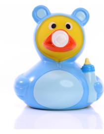 Badeend baby blauw