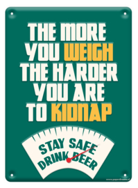 Metal signs - The more you weigh