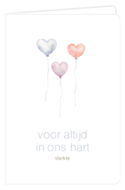 Voor altijd in ons hart sterkte