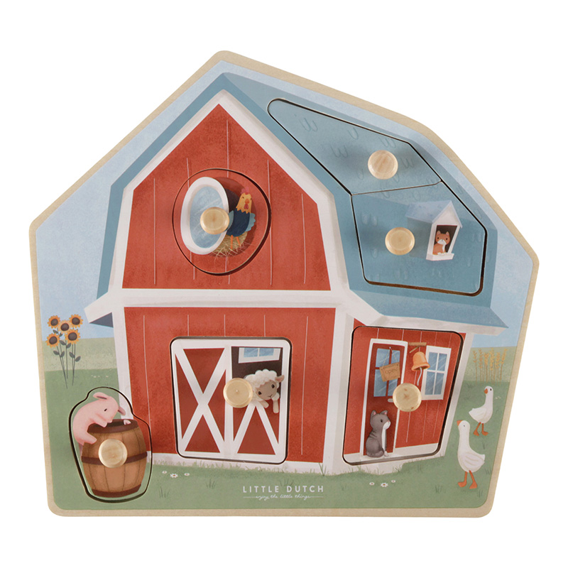 LD7158 houten puzzel farm
