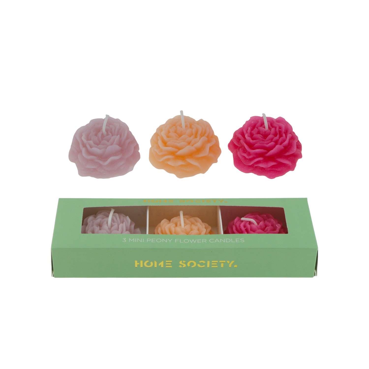 Deco Kaars Peony S Set 3 (12)