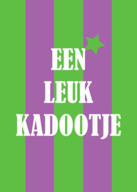 A6 kaart  een leuk kadootje