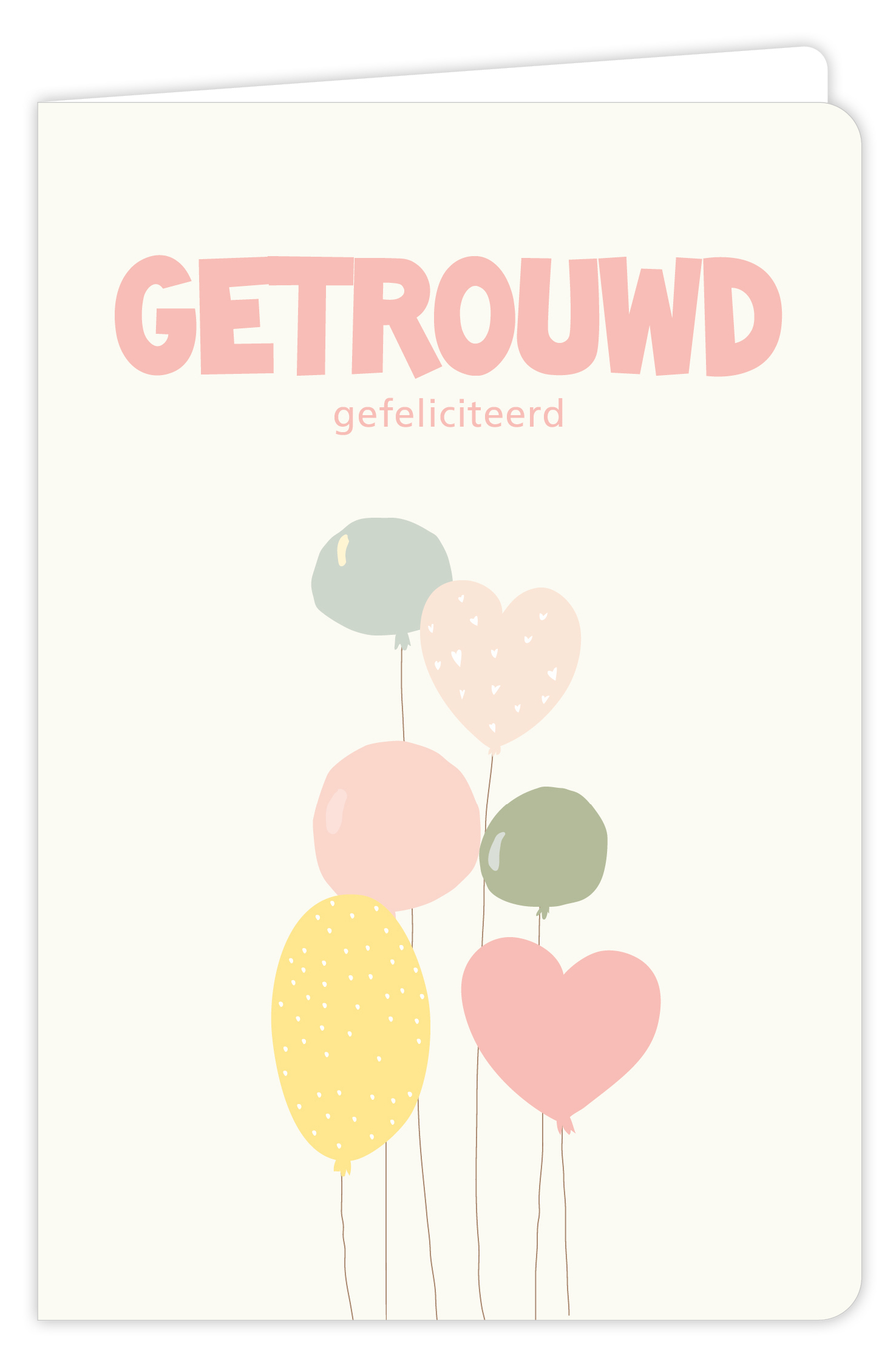 Getrouwd gefeliciteerd