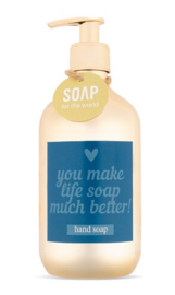 SOAP for the world Gouden zeeppompje (500 ml) - You make life soap much better