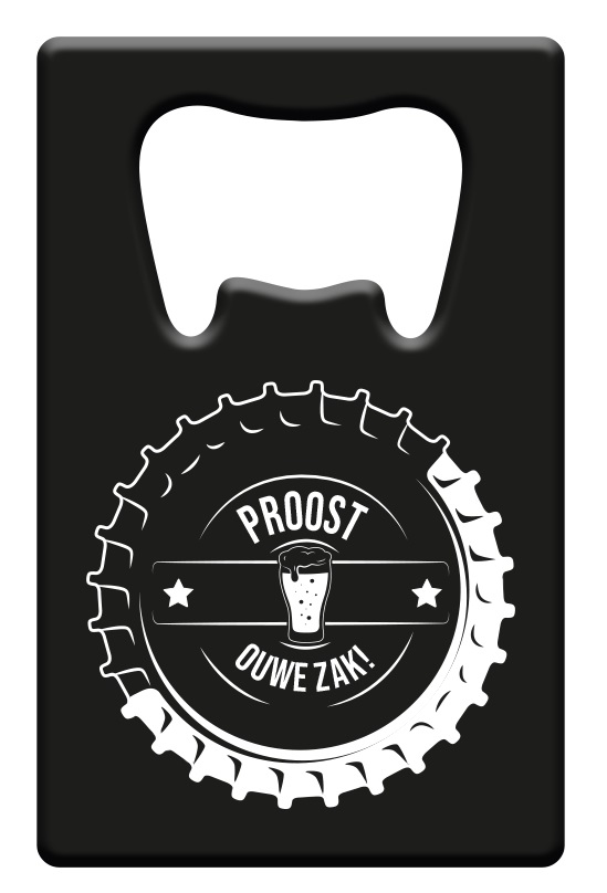 Metal beer opener - Ouwe zak