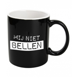 Black & White Mugs - Mij niet bellen