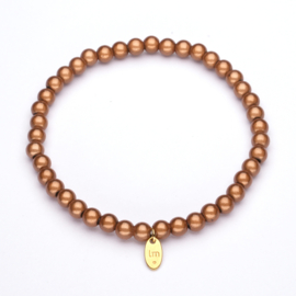 Galaxy Pearl Armband 5mm Almond