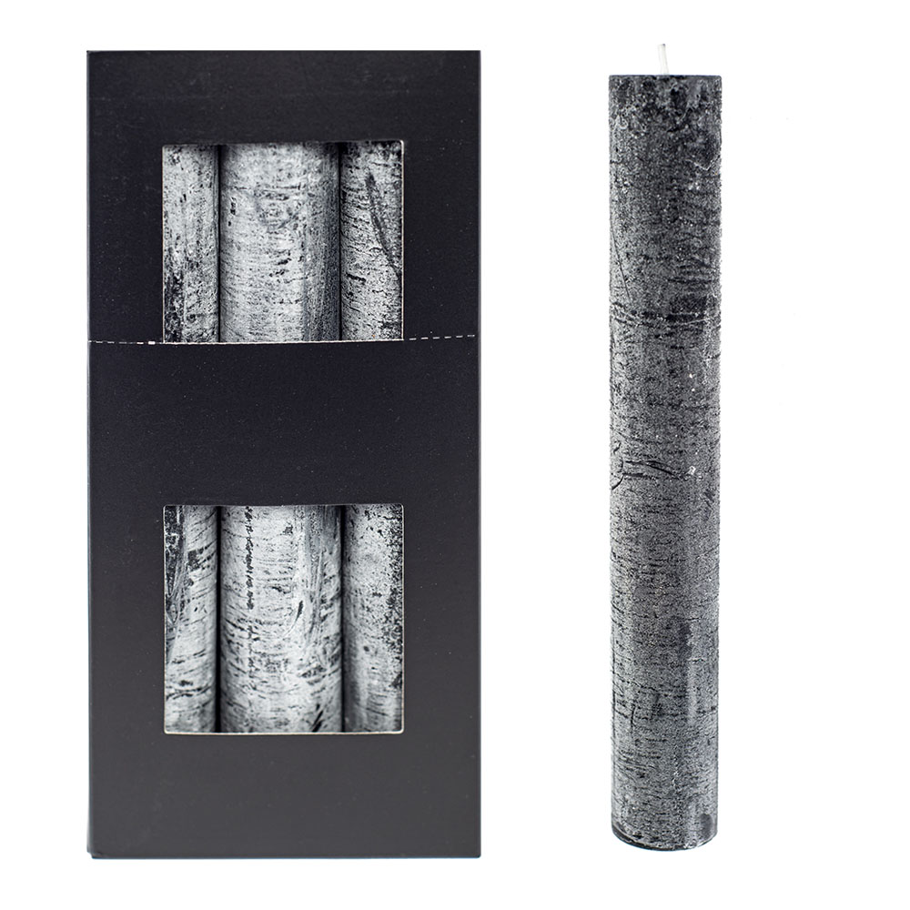 Dinner Candle XL Black
