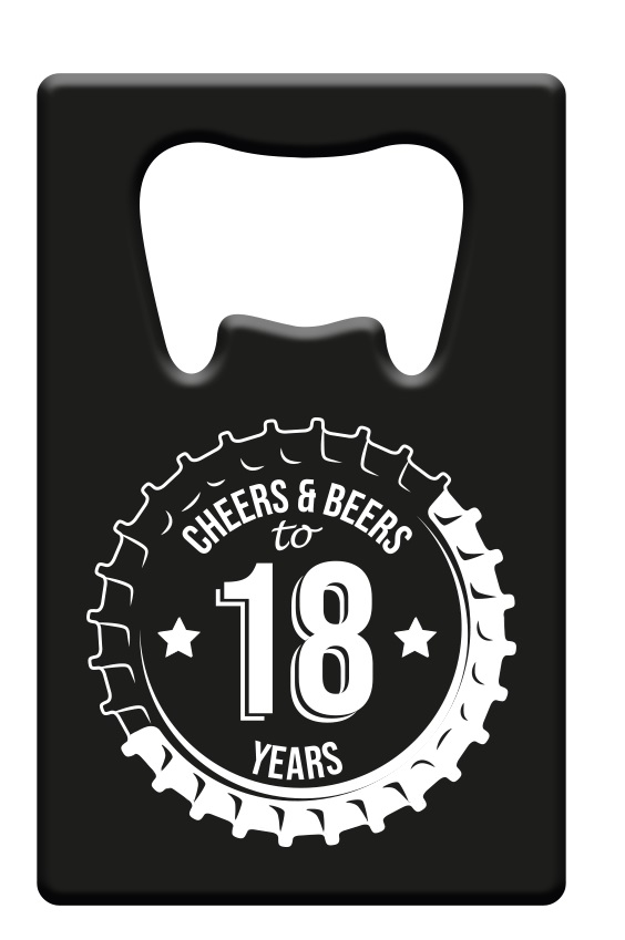 Metal beer opener - 18