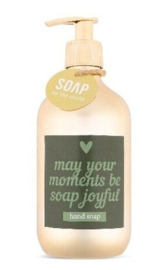 SOAP for the world Gouden zeeppompje (500 ml) - May your moments be soap joyful