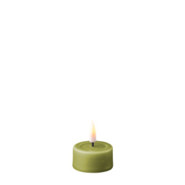 Real Flame Tealight 2 pcs Olive green 4,1*5 cm