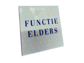 Tegeltje functie elders